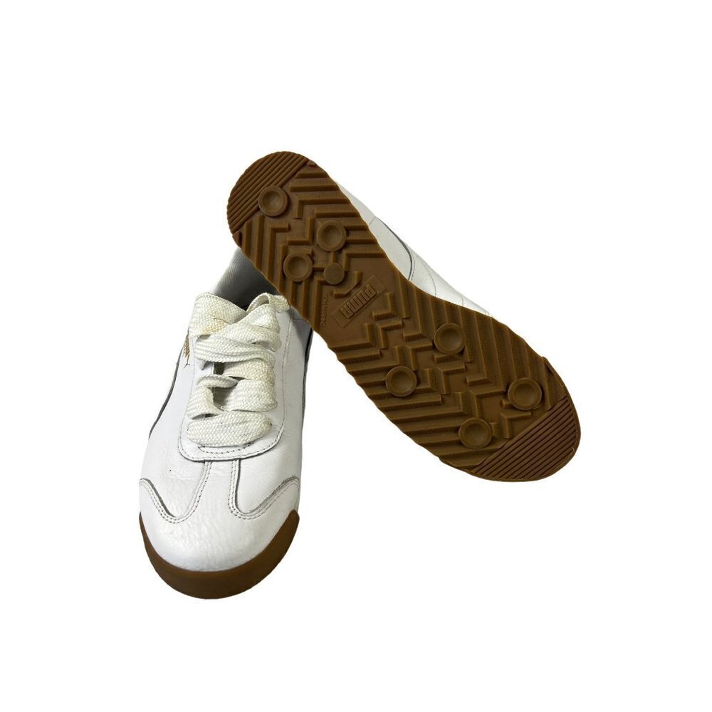 Mens Puma Roma Basic White Shoes - Picture 7 of 7